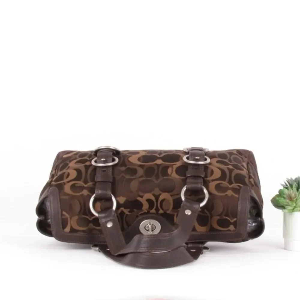 Coach Y2K Signature Brown Chelsea Duffle Handbag